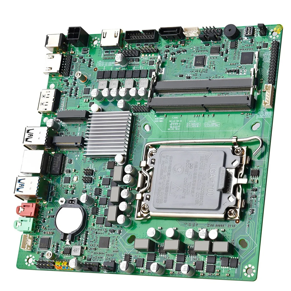 

A05RP H610 DC A02 ITX Motherboard LGA-1700 UDIMM DDR4 Memory 64G SATA3.0 Integration Motherboard Support 12-13th CPU