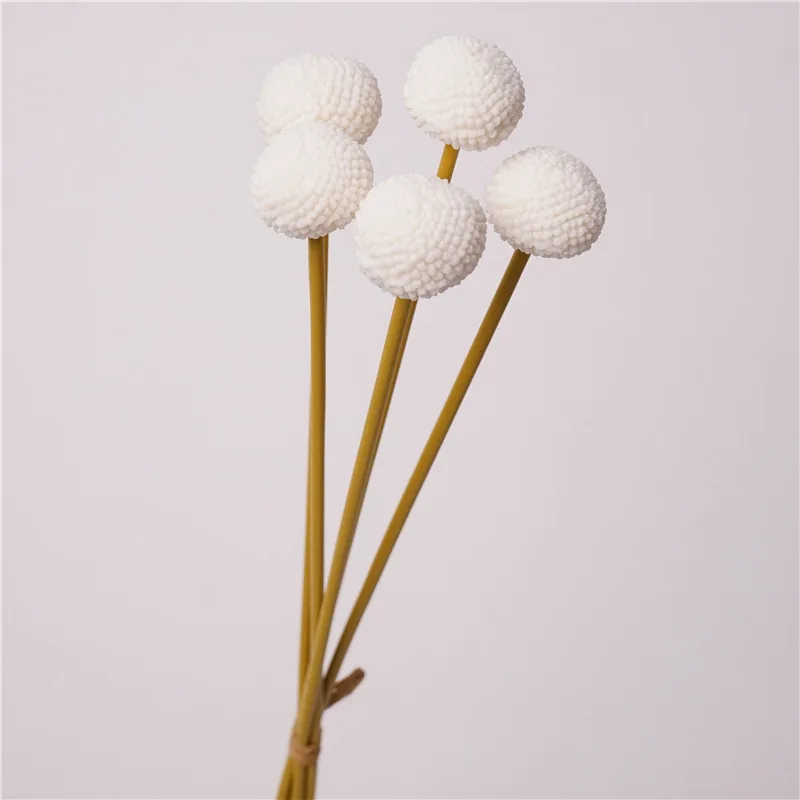 2 Bundles/55 cm Künstliche Gold Ball Simulation Bouquet Diy Blume Materialien Hause Hochzeit Dekoration Anlage Fotografie Requisiten – Detail 1