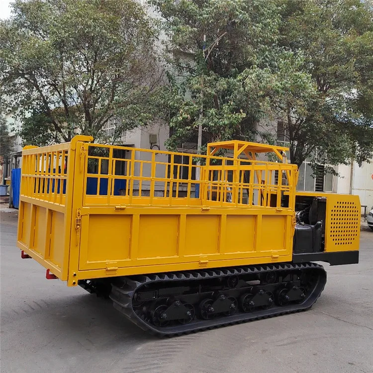 Der meistverkaufte 5-Tonnen-Klein-Raupen-Muldenkipper, All-Terrain-Raupen-Transportfahrzeug.