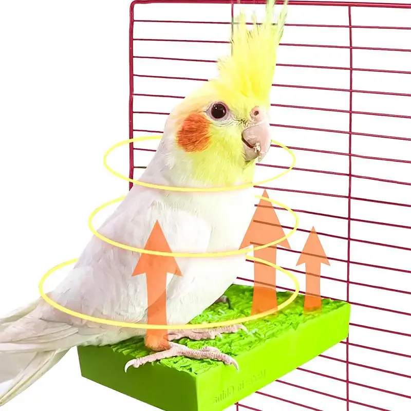 Bird Heater Thermo Perch Parrot Heater Stand Anti Bite Bird Heater Snuggle Up Automatic For Cockatiels Budgies