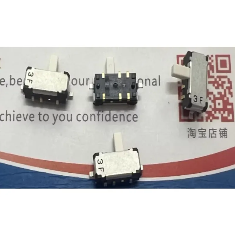 Imported CMS-2214TA Toggle Switch, 6-Pin 2-Gear Side Dial Inner Patch Sliding Switch, Industrial Electronic Components