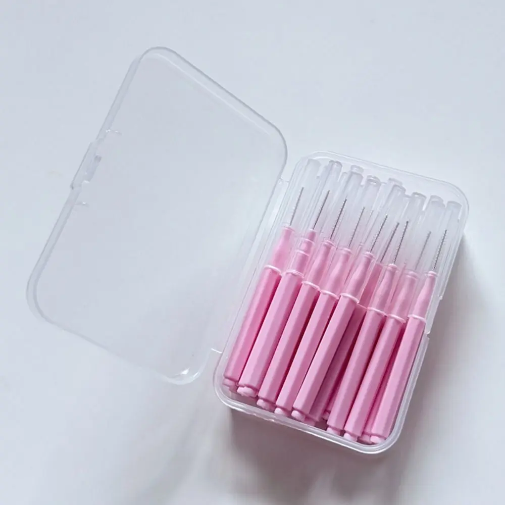 30Pcs Disposable Braces Brush Soft Micro Effective Cleaning Interdental Brushes Bendable Easy To Use Teeth Cleaning Tools Picnic