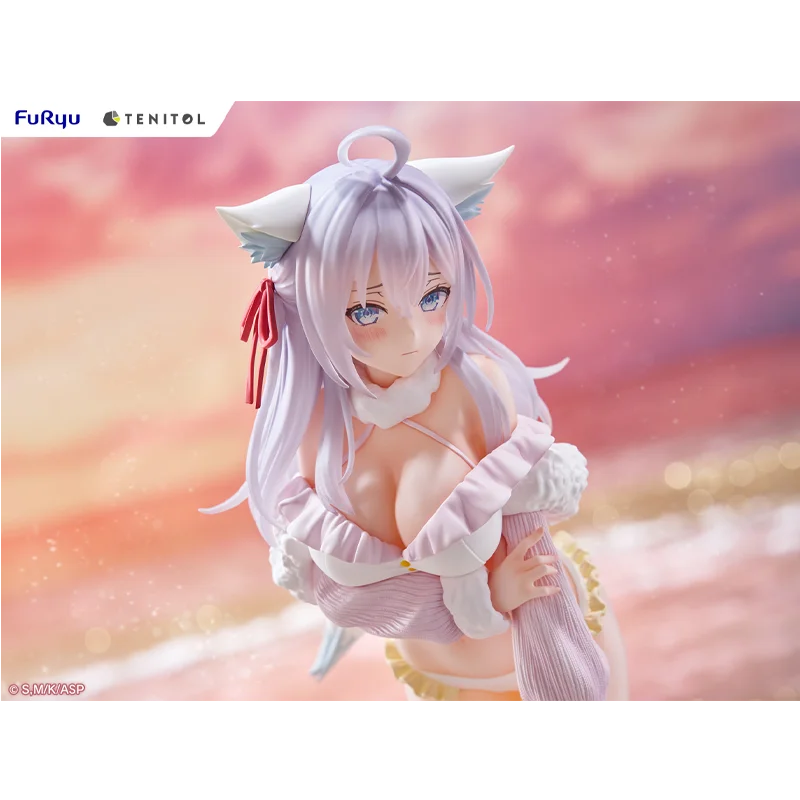 In Stock Furyu Tenitol Tall Alya White Fox Ver 31cm Sexy Girl Desktop Cute Doll Anime Figures Toys Models Gift PVC Collectible