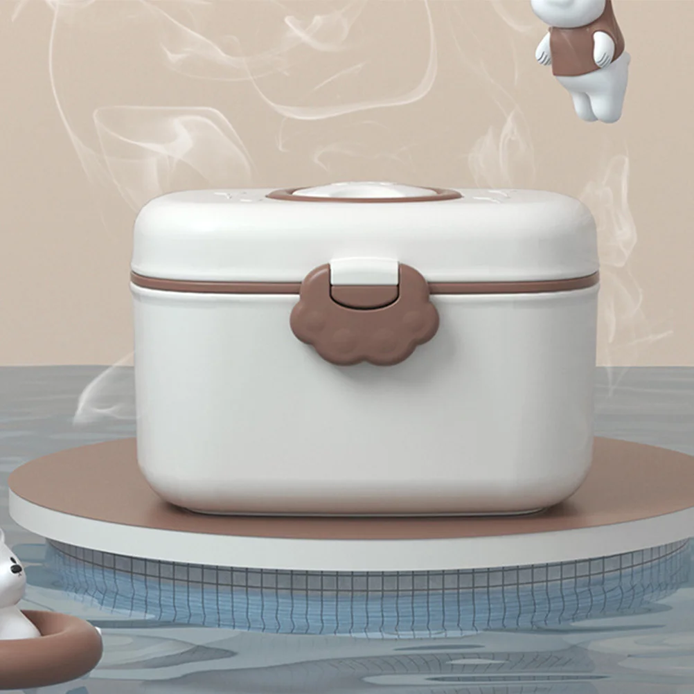 1 Juego de contenedor de fórmula para bebé, dispensador portátil de leche en polvo a prueba de fugas, almacenamiento de alimentos para bebés, dispensador de fórmula de viaje compacto