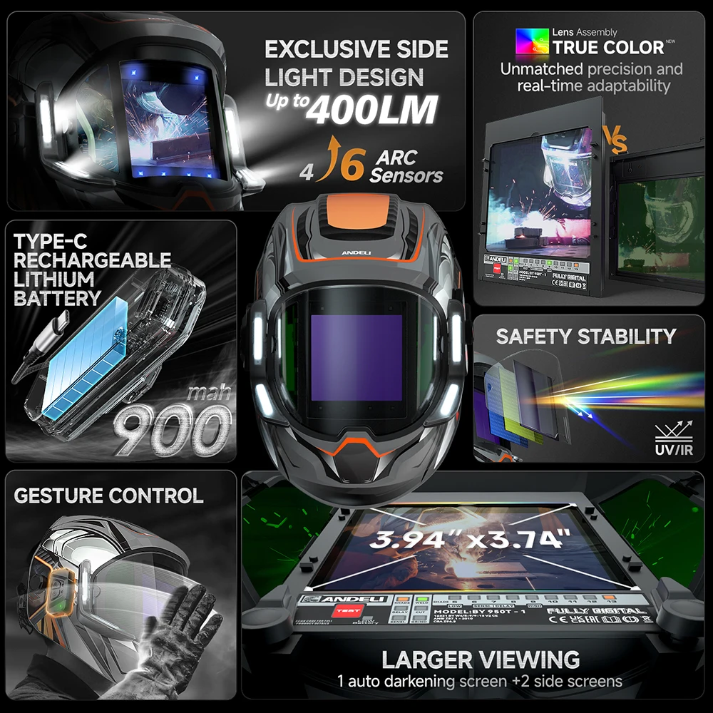 Thumbnail 2 - #9 Trending Welding Helmet Auto Darkening Right Now