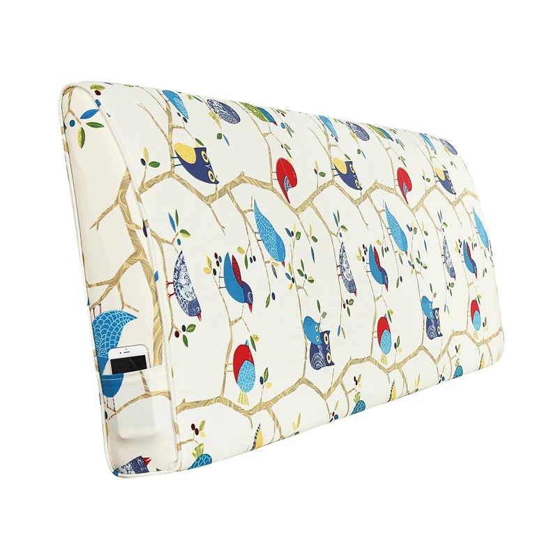

Cushion curved fabric bed tatami, no headboard soft bag