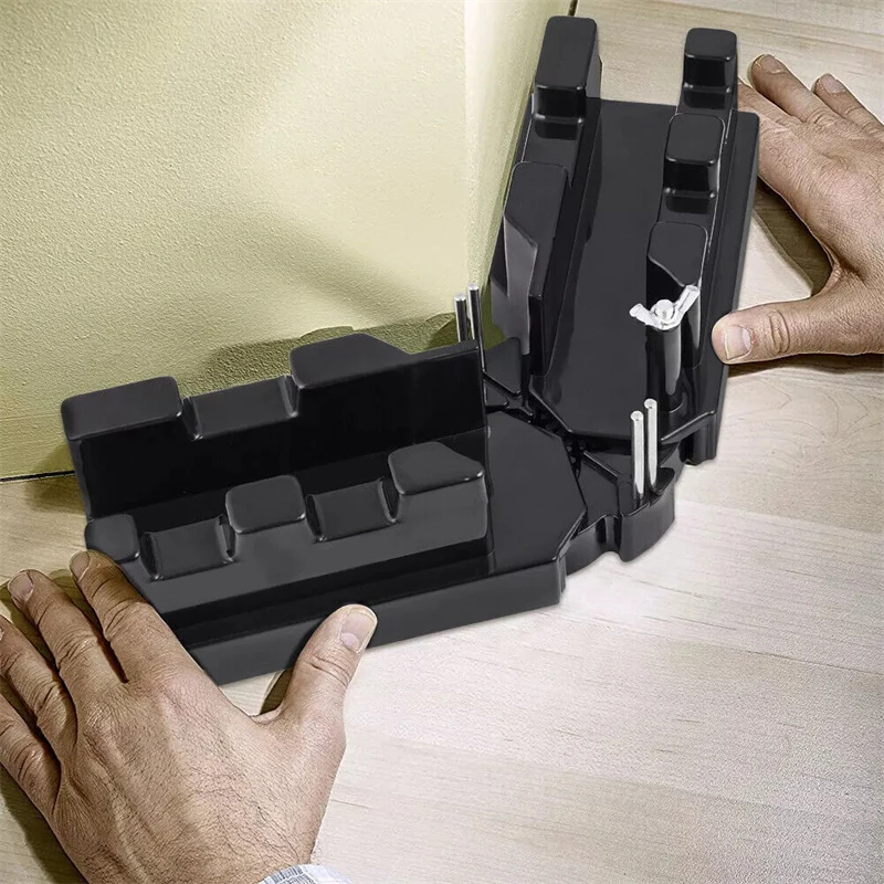 Alat Ukur dan Potong Sudut 2 in 1, Protractor Gergaji Mitre Presisi 85-180 ° Alat Pemotong Bevel Miter Gauge DIY untuk Pertukangan Kayu