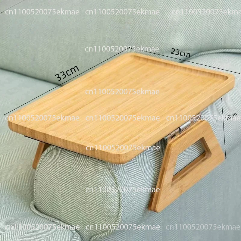 Sofa Armrest Clip Tray – Portable Rectangle Side Table for Coffee & Cupcake