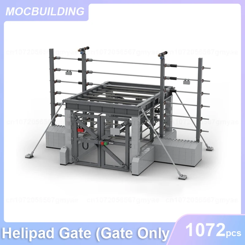 Raptor Pen & Helipad Gate MOC Building Blocks DIY Assemble Bricks Architecture Creative Display Collect Xmas Toys Gifts 3836PCS