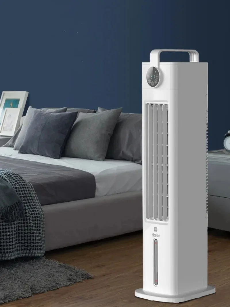 Haier Watergekoelde Torenventilator 220V 60W Energiebesparing Beweegbare Airconditioning Ventilator Bevochtiging Vloer Type Luchtkoeler Slaapkamer