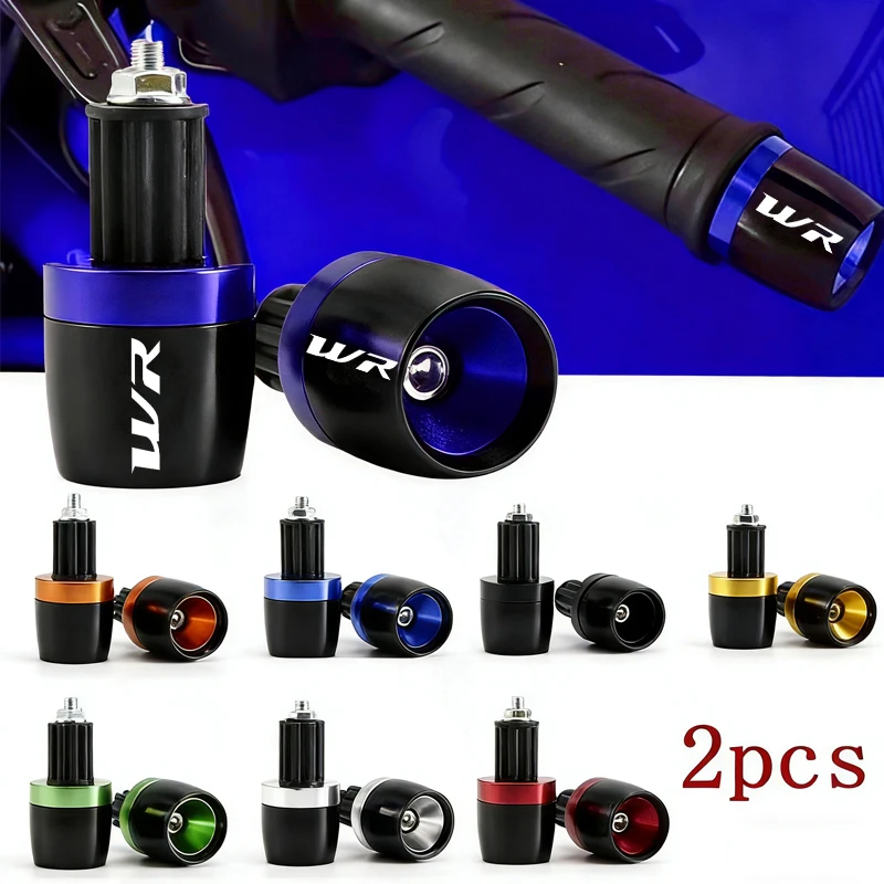 For YAMAHA WR WR125X WR125R WR200 WR250 F WR250R WR250X WR250Z WR426F WR450F Handlebar Grips Ends Handle Bar Cap End Plug