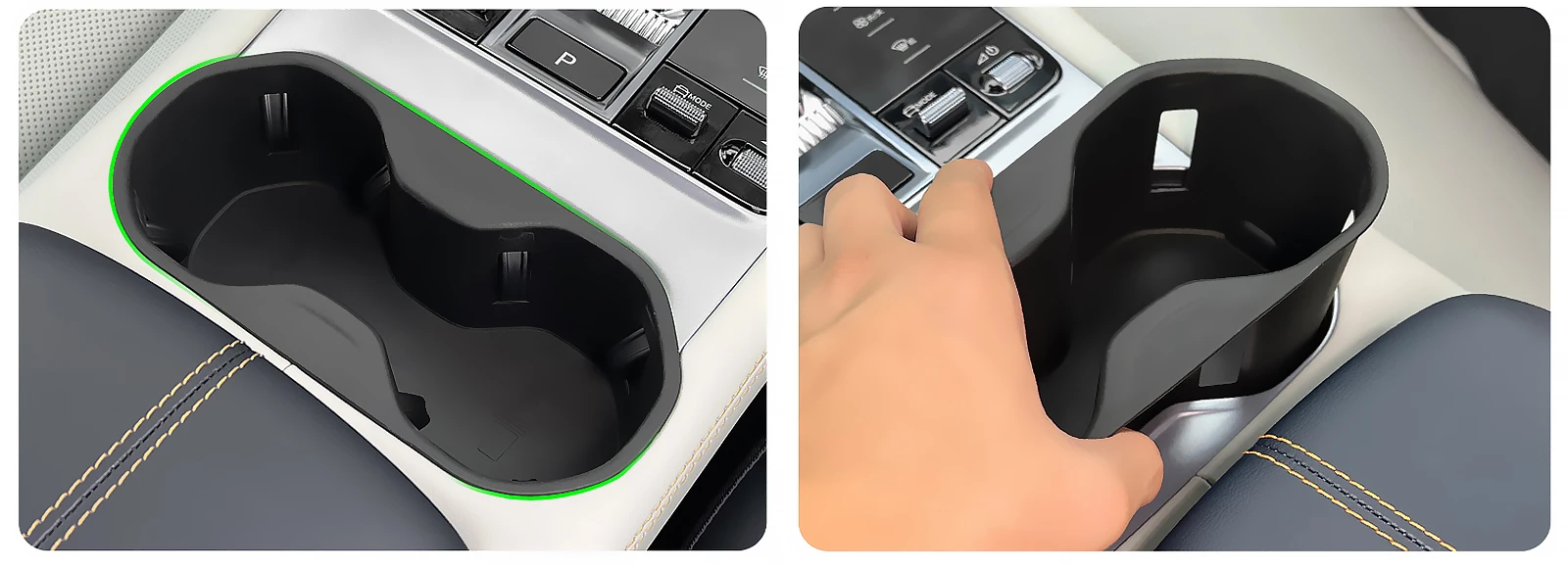 Für BYD Seal U 2023 2024 2025 Armlehne Aufbewahrungsbox Mittelkonsole Getränkehalter Layered Aufbewahrungsbox Zubehör für Song Plus DM-i – Detail 5