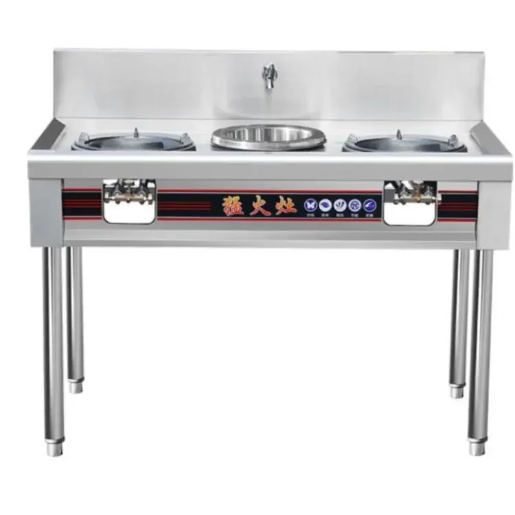 Wholesale Restaurant Double Burner Heavy Duty Commercial Cooking Gas Stove