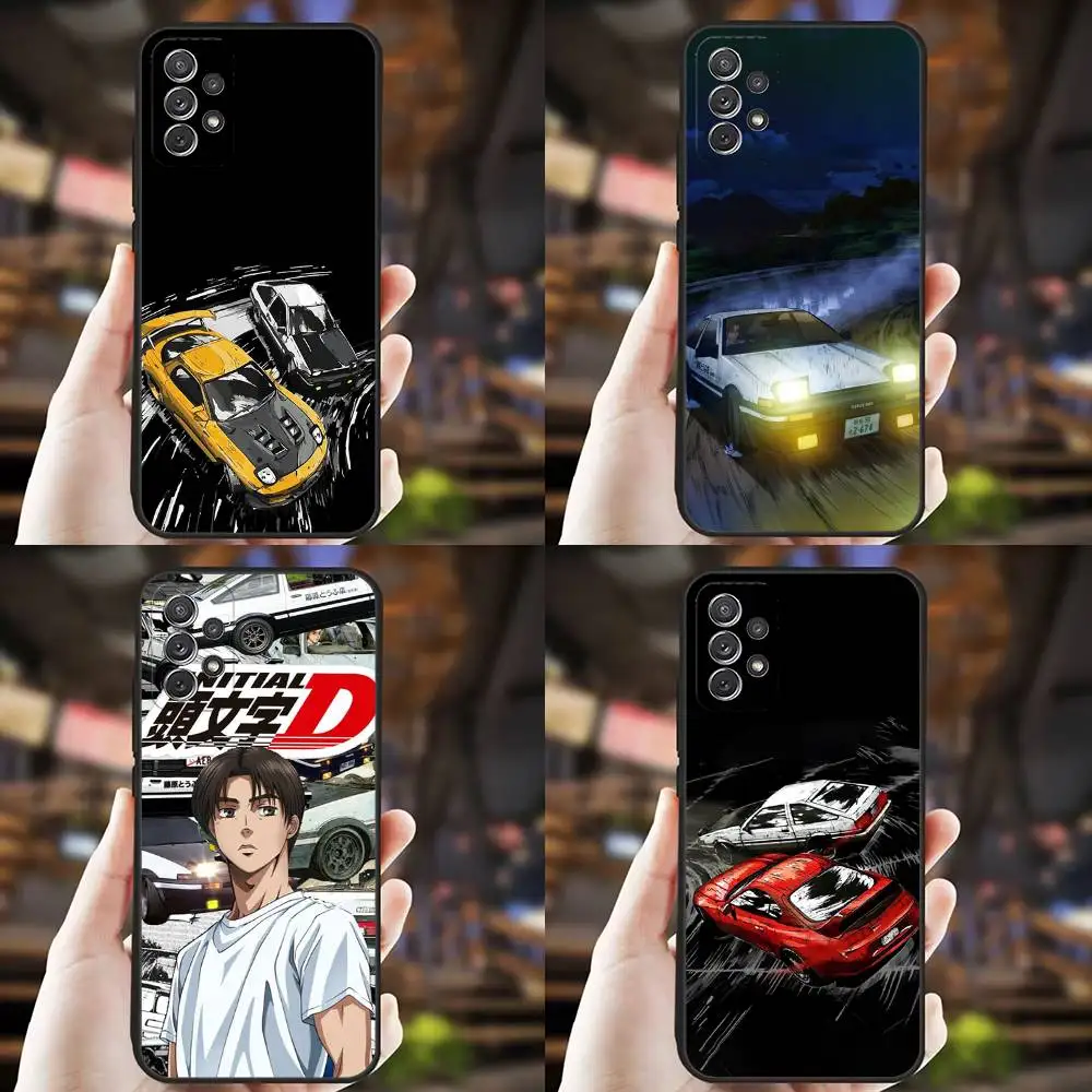 

Anime I-Initials D Phone Case For Samsung S25,S24,S21,S22,S23,S30,Ultra,S20,Plus,Fe,Lite,Note,10,9,5G Black Cover