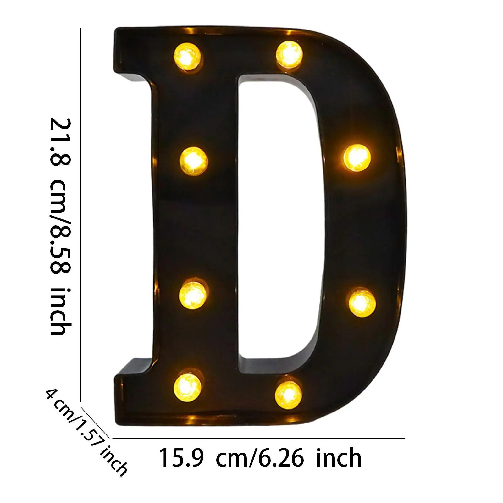 LED Marquee Letter up Alphabet Sign Marquee Letter Lamp para parede do quarto