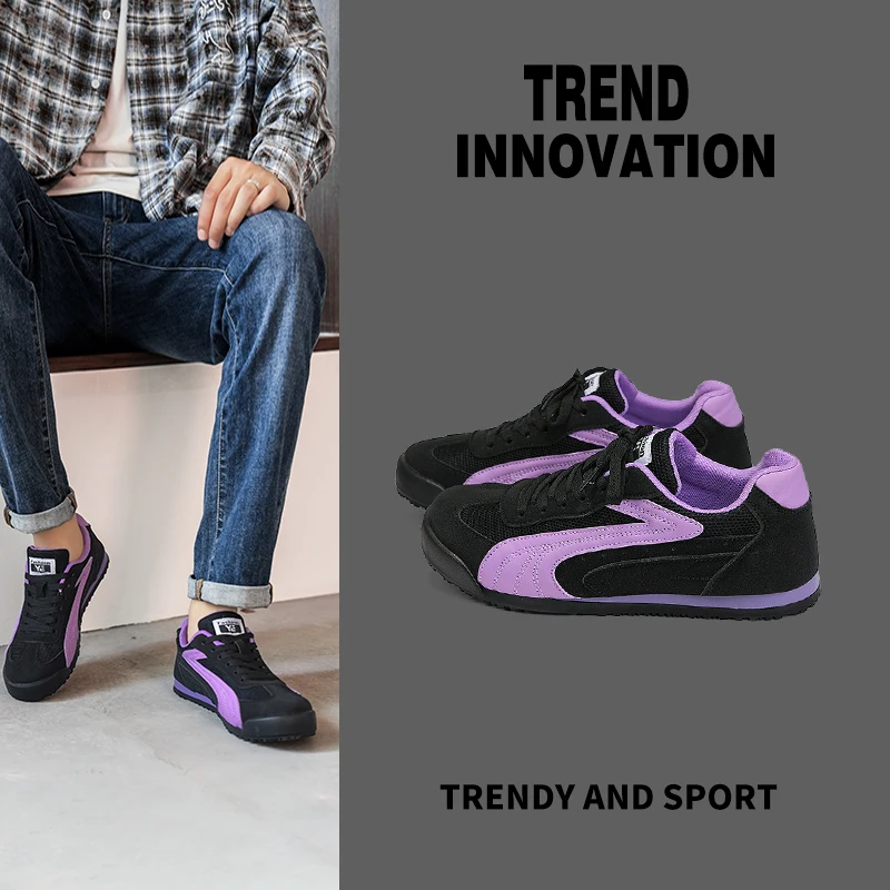 أحذية قماشية رياضية خارجية جديدة للرجال - عصرية ومتعددة الاستخدامات مع بطانة غير قابلة للانزلاق، مناسبة للأنشطة الخارجية والارتداء اليومي. ل #4