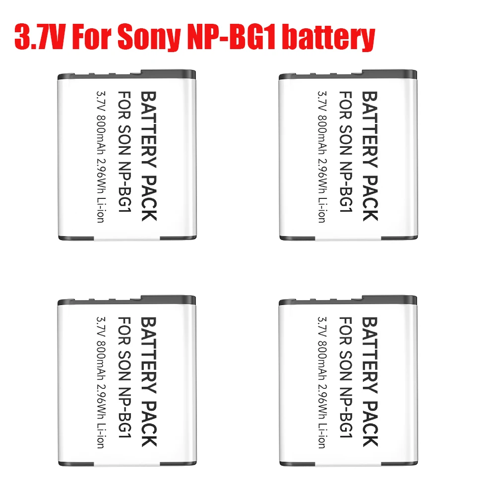 

NP-BG1 NP-FG1 Battery 800mAh 3.7V Camera Battery pack For SONY FG1 DSC W120 W125 W130 W150 W170 W210 W220 W230 W290 T100 HX30