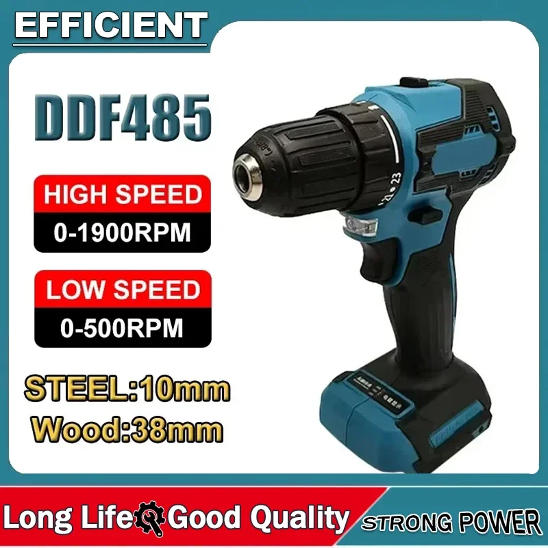 Fit Makita DDF485 10MM LXT Compact cordless tool Multi-function screwdriver Impact brushless drive Rechargeable brushless drill