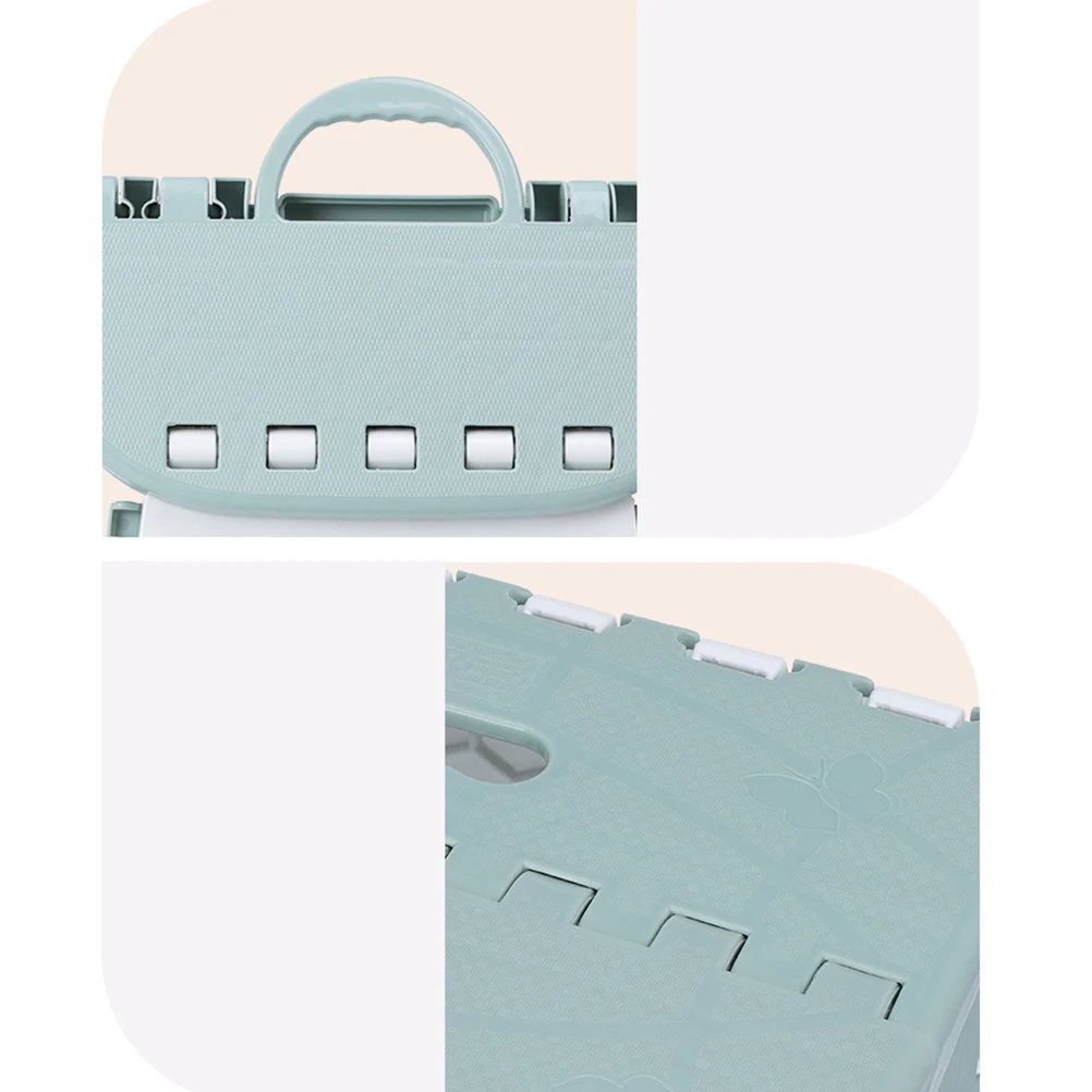 

Plastic Folding Chair Durable Lightweight Portable Collapsible Outdoor Chair With Anti-Slip Pads For Hiking Travel Camping