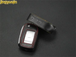 Jingyuqin Folding Flip Remote Leather Car Key Cover For Starline A91 A61 B9 B6 New Arrival Fob Case 3 Buttons Protection