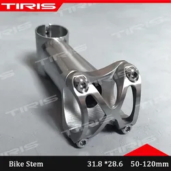 TIRIS Ultralight Bicycle Stem Accessories MTB Cycling Parts Pieces Custom Length Angle 5°