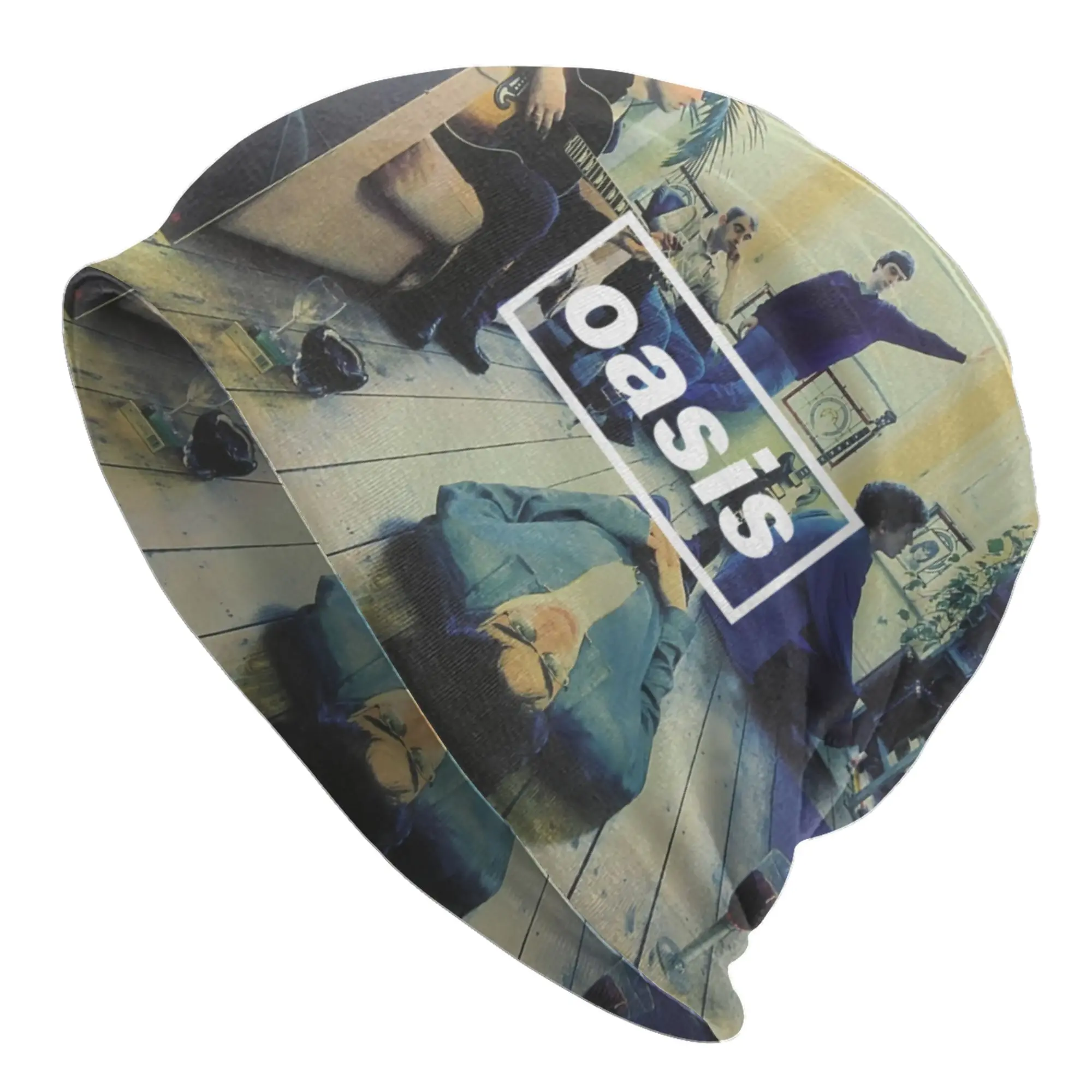 British Music Definitely Maybe O-Oasis Beanie Cap Unisex Warm Bonnet Homme Knitting Hats Fashion Ski Skullies Beanies Caps For