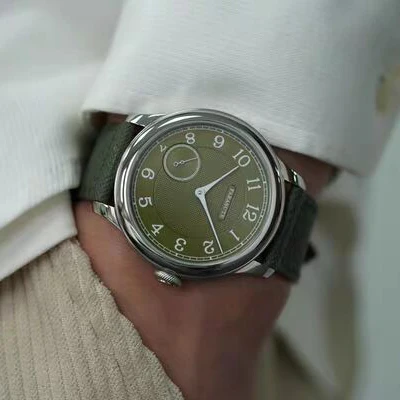 FARASUTE Men Automatic Watch 40mm Mechanical Wristwatch Sapphire Mirror Small Second Dial ST17