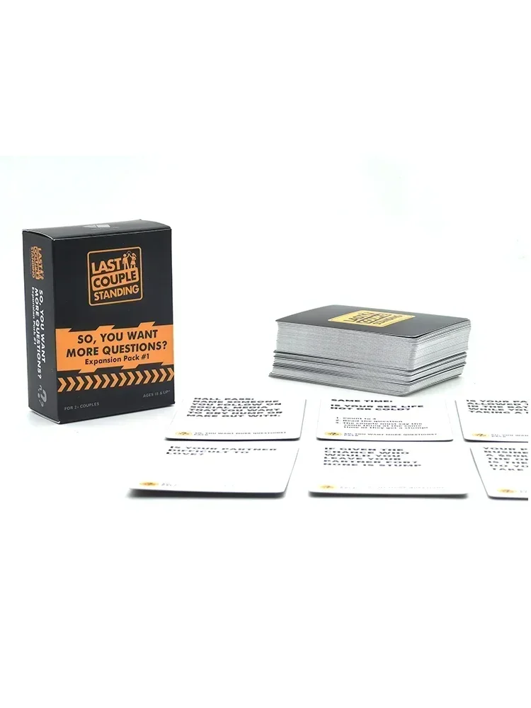 Last Couple Standing Expansion Pack 1 So You Want More Questions Pack Card Game Couple Party Game A Night of Fun and Energetic