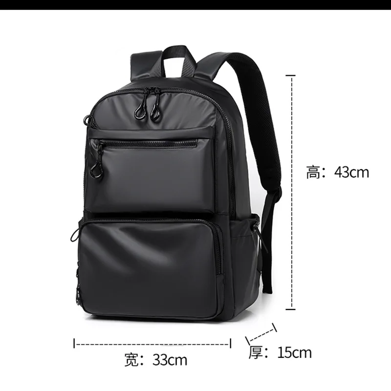 Mochila de gran capacidad para hombre, bolsa para ordenador portátil de 15,6 pulgadas, impermeable, expandible, para viaje de negocios