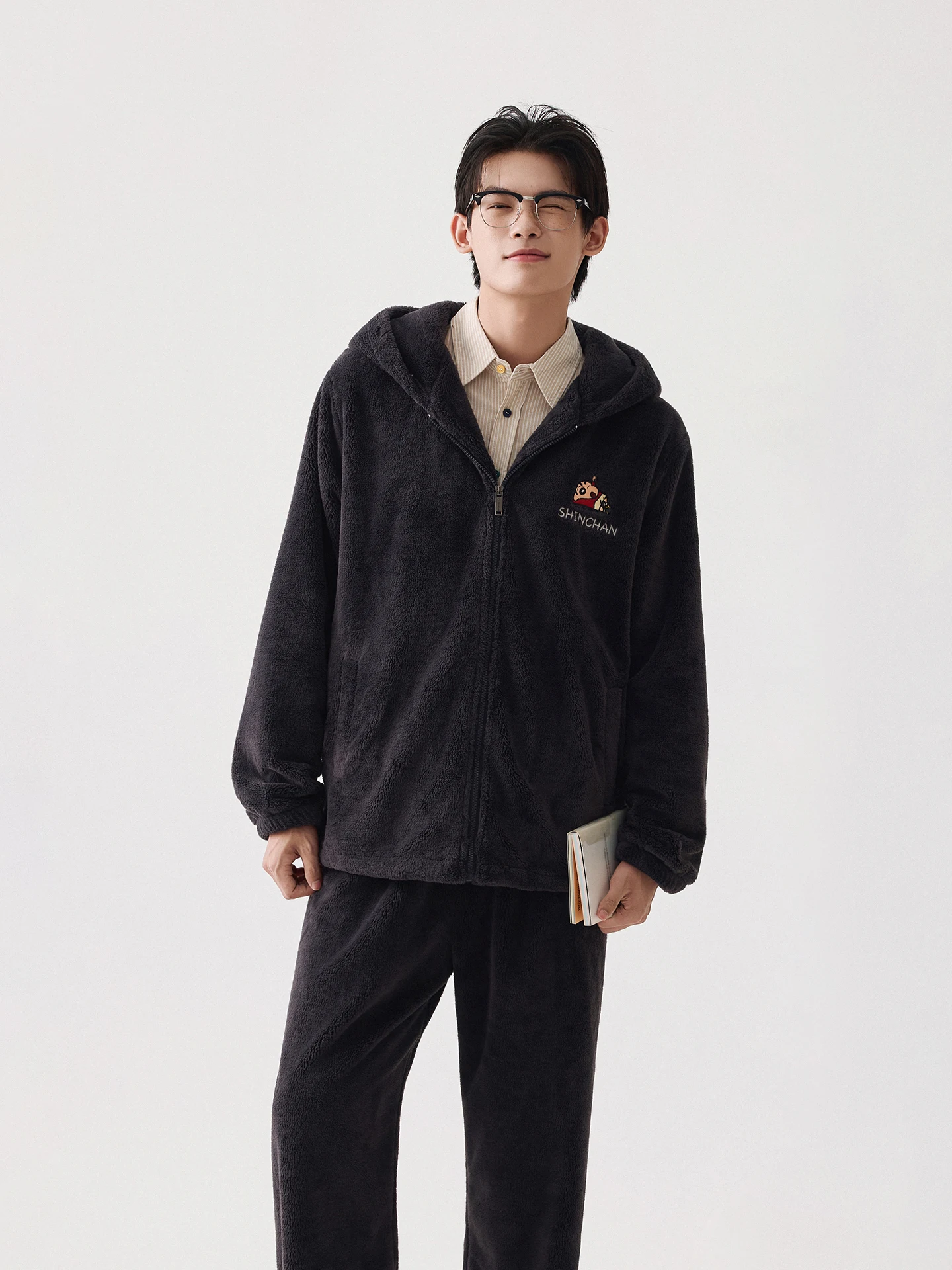 set-pigiama-caldo-in-pile-per-uomo-con-cappello-abbigliamento-casual-da-casa-comodo-e-traspirante-per-autunno-e-inverno