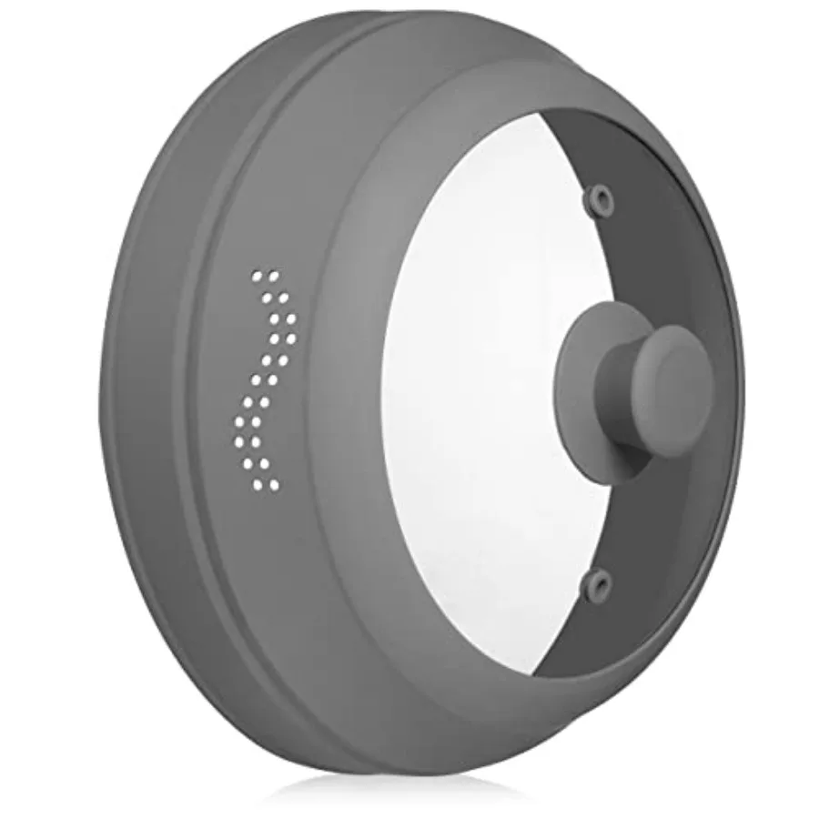 Versatile Microwave Splatter Cover for Food Storage and Heating Silicone Glass Dish Plate Cover with Vented Design Ergonomic Si