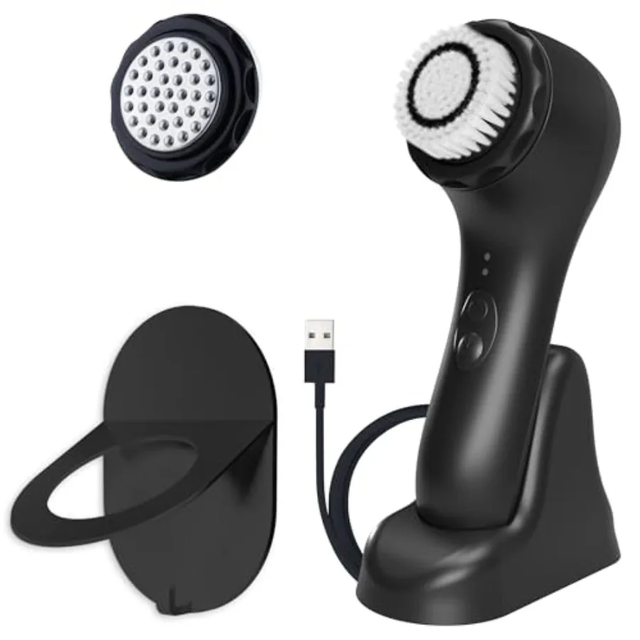 

NOVA - Sonic Cleansing Brush with Bristles and Infusion System Anti-Aging Facial Exfoliating Waterproof and USB Rechargeable