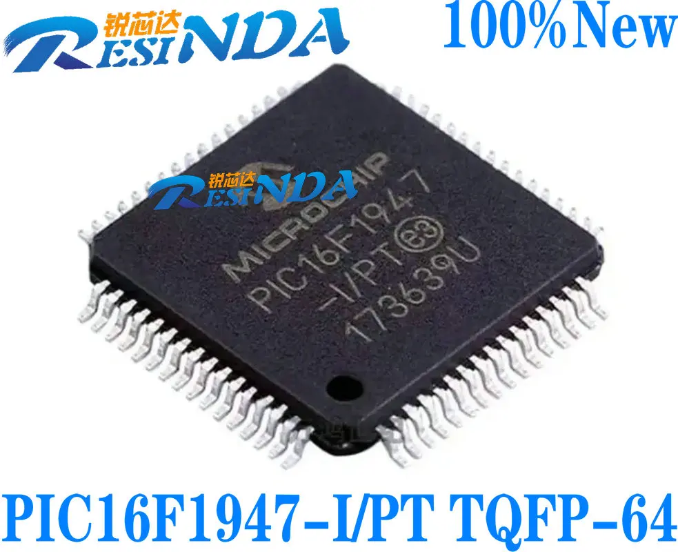 PIC16F1947-I/PT TQFP-64 chip 100%New and Original