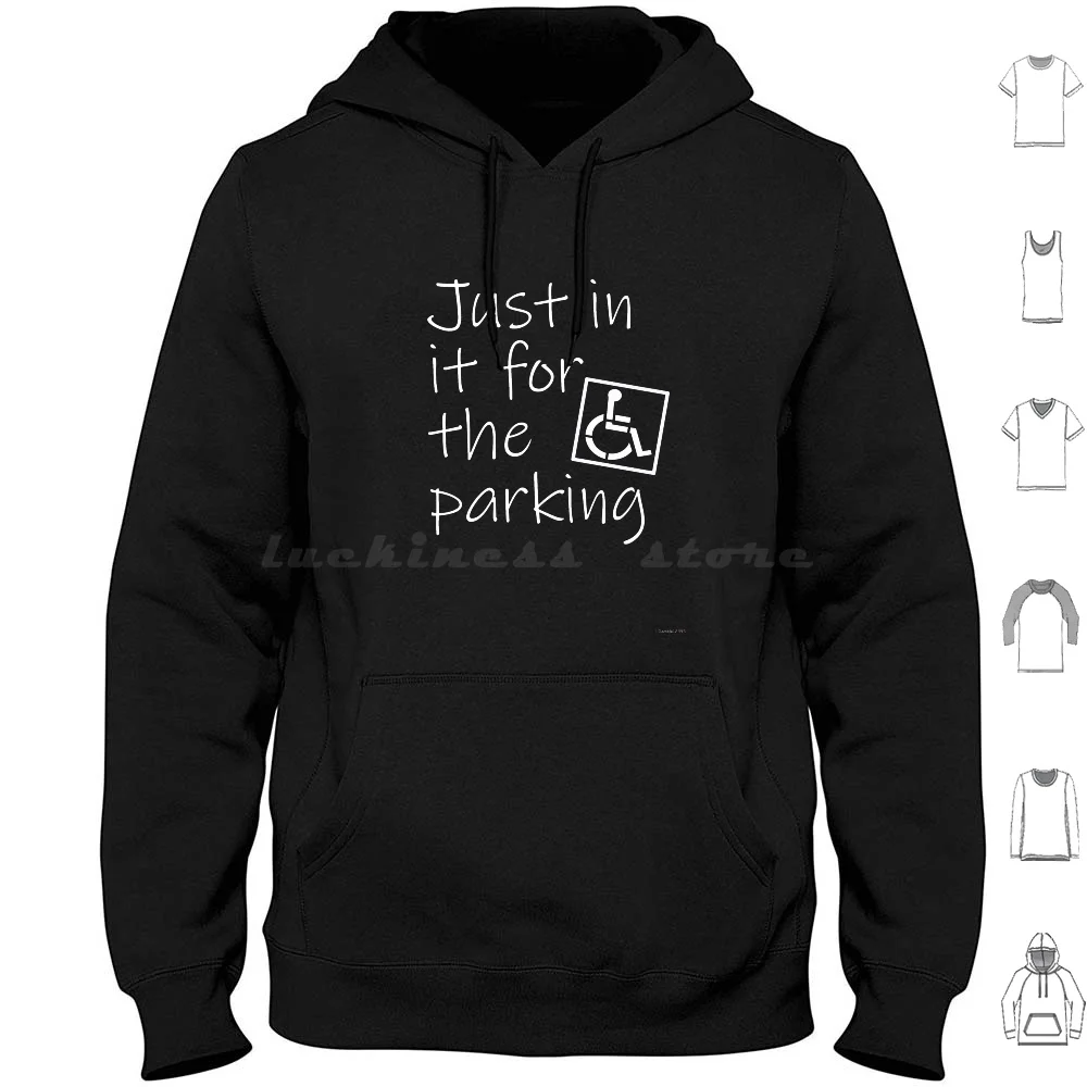 Awesome Wheelchair Appreciation Gift In It For Parking Design Hoodie cotton Long Sleeve Wheelchair Disability Girls