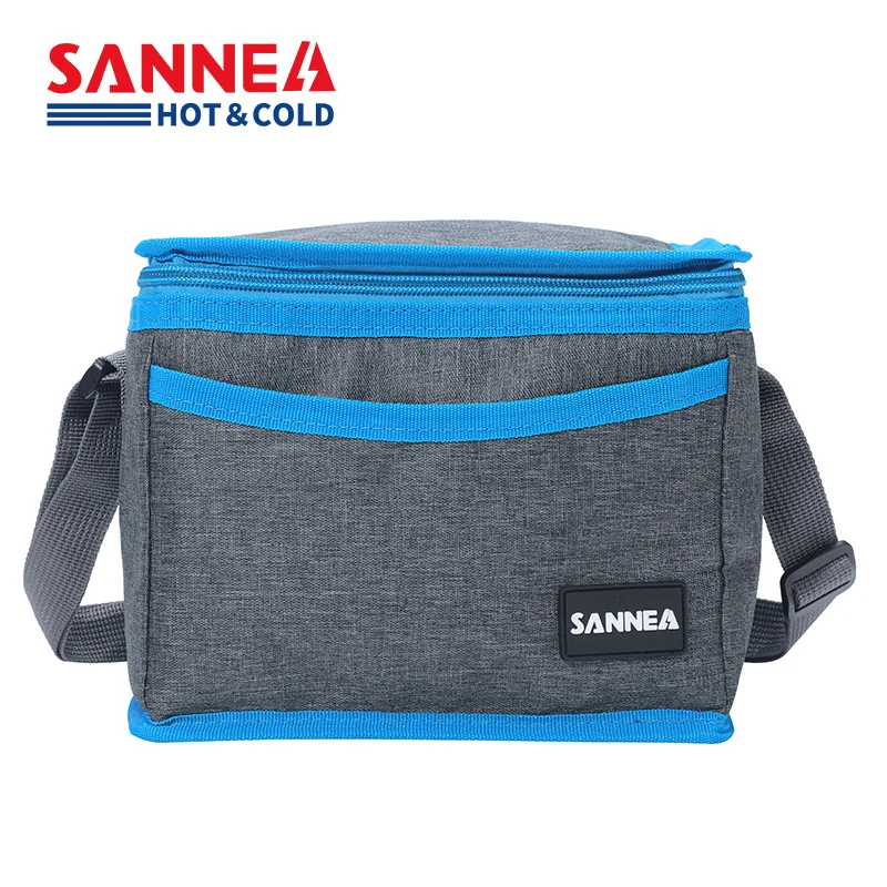 SANNE 5L Waterproof and Thickened Insulated Cooler Bag Oxford Vintage Classic Style Thermal Lunch Bag Outdoor Protable Ice Pack