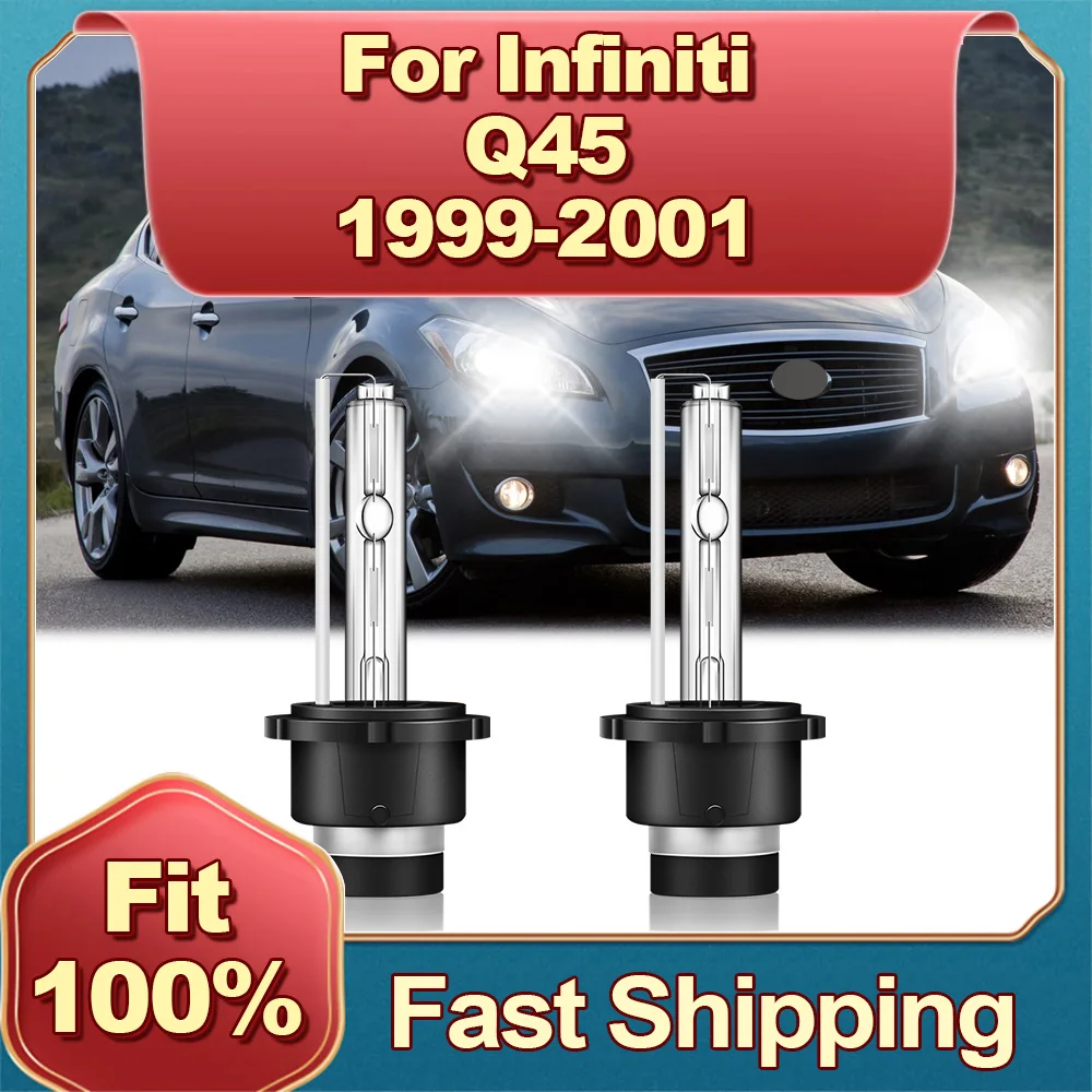 

3800LM HID Xenon Headlight 12V 35W Car Bulbs D2S Auto Lights Lamp 6000K White Vehicle Headlamp For Infiniti Q45 1999 2000 2001