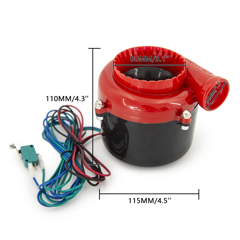 Universal Big size Electronic Blow Off Valve like turbo sound for General cars without turbo