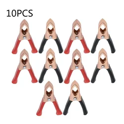 2/10pcs 30A 70mm Clips Insulated Crocodile Car Caravan Van Battery Test Lead-Clips Connector For Voltage Tester