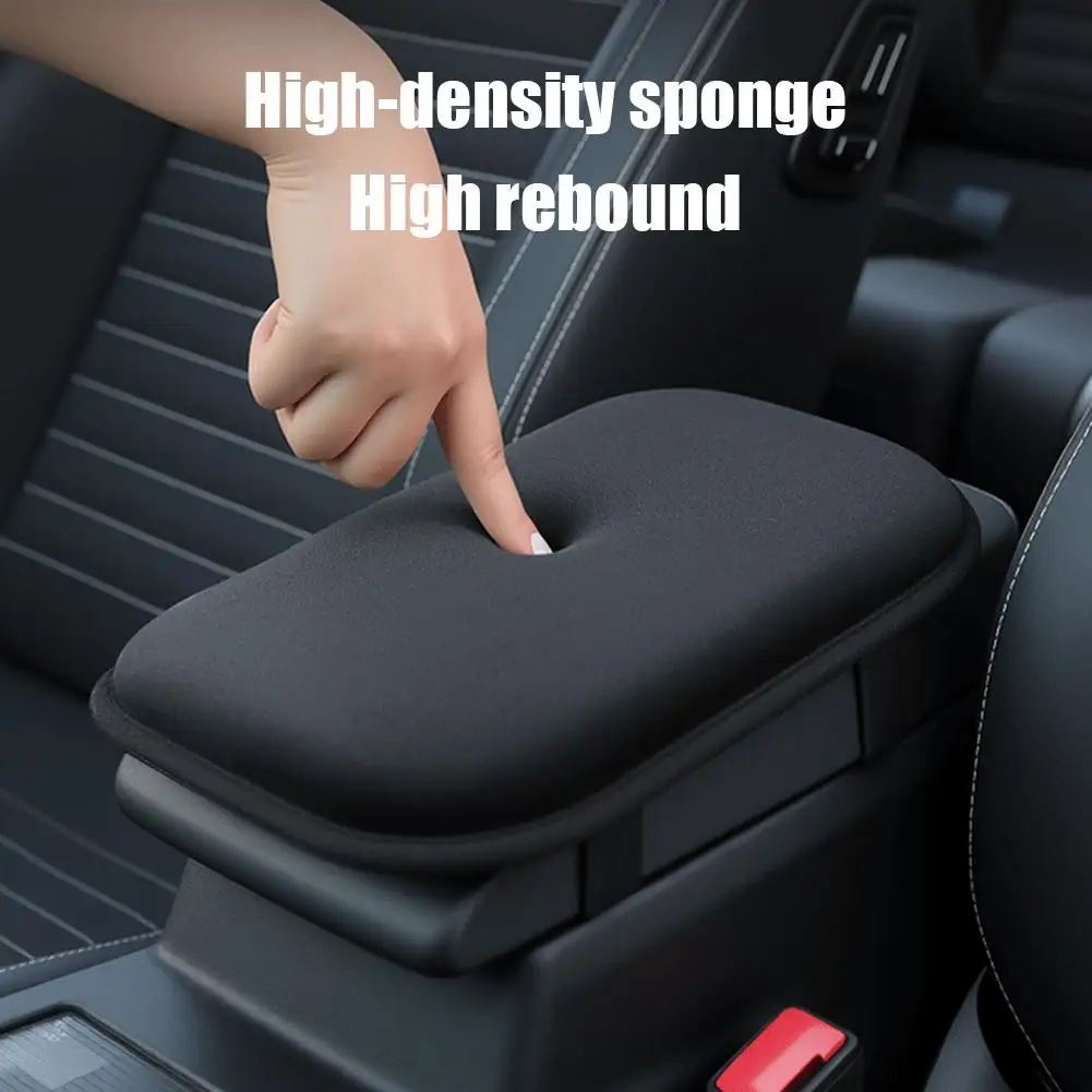 Car Armrest Cushion Booster Pad Central Armrest Box Plush Pad Protection Cover Anti Scratch Universal Heightening Pad - view 3