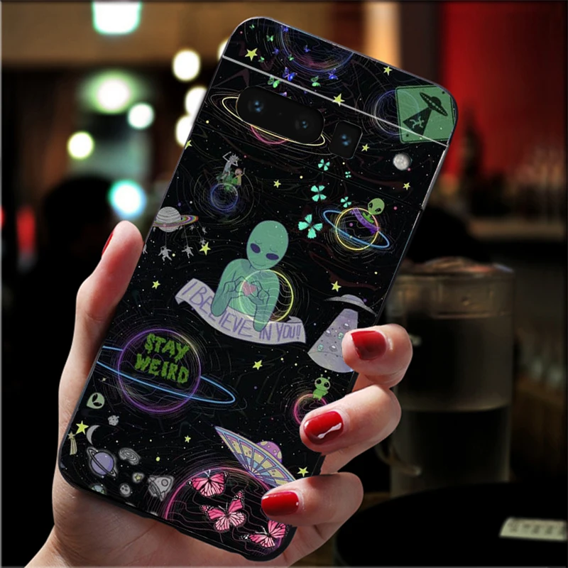 Alien Handy hülle für Google Pixel 9 Pro XL 8 7 Pro 8a 7a 7 6a 6 Pro Pixel 4 3 XL 5 6 4a