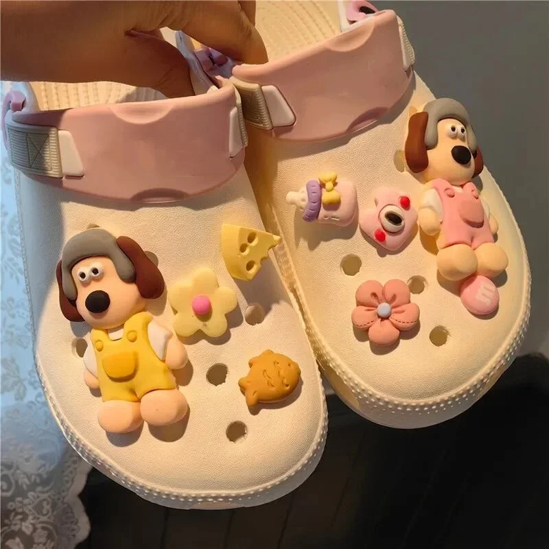 DIY Hole Shoes Charms Set Cute Cartoon Handmade Designer Quality Garden Shoe Decorations Gift for Girls image 5