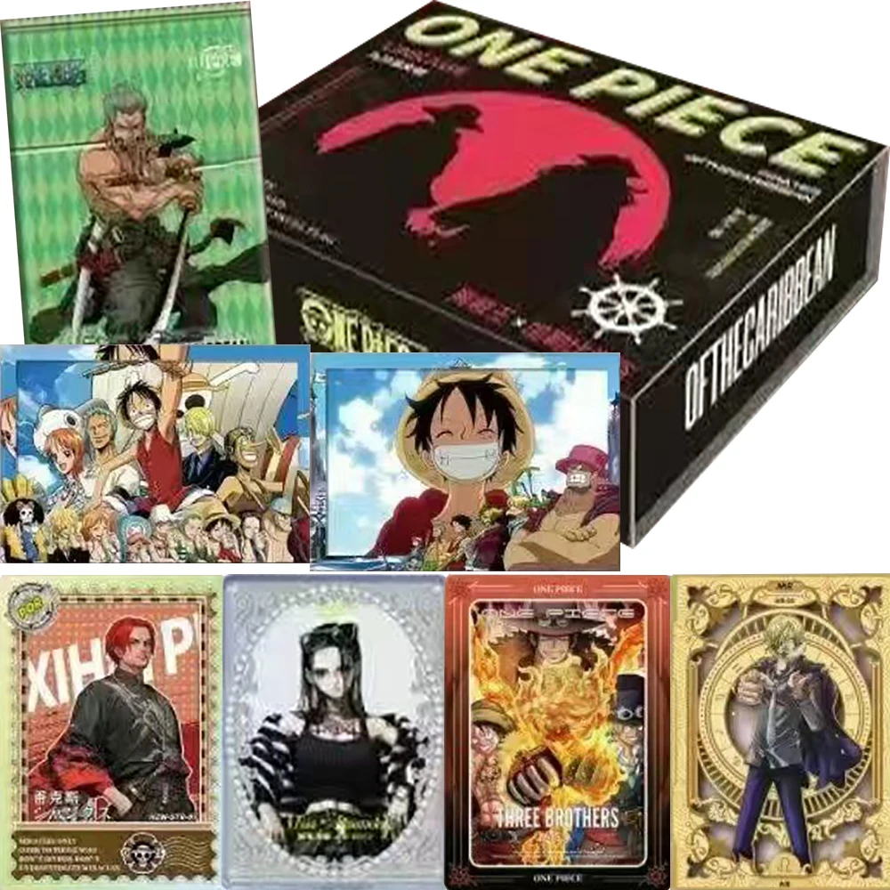Anime Movie One Piece x Pirates of The Caribbean Collection Cards Popular IP High Quality Character Branded Exquisite Card Gift