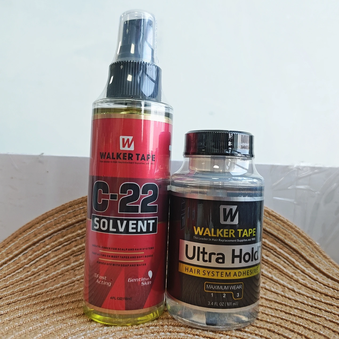 

3.4FL OZ （101ml）Ultra Hold Glue for Lace Wig and PU from Walker Tape The Leader In Hair Replacement Supply C22 solvent Remover