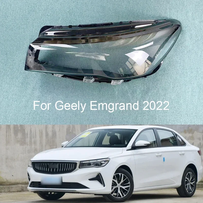 For Geely Emgrand 2022 2023  Headlight Cover Shade Lampshade Lens Headlamp Shell Plexiglass Auto Replacement Parts