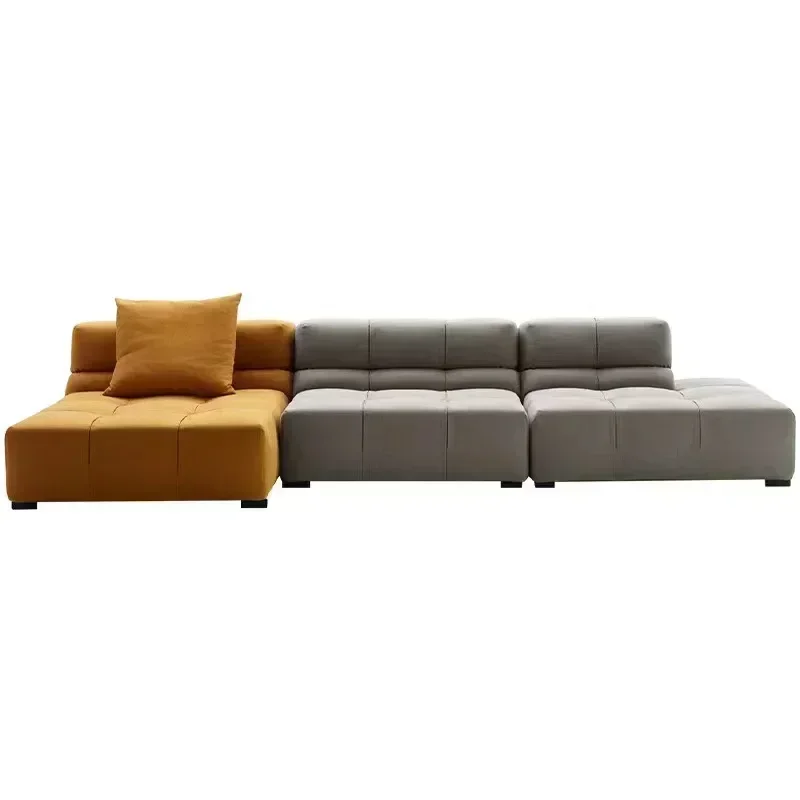 Italian Customized L Shaped Leisure Sofa Modern Minimalist Creative Furniture Living Room Sofa Set