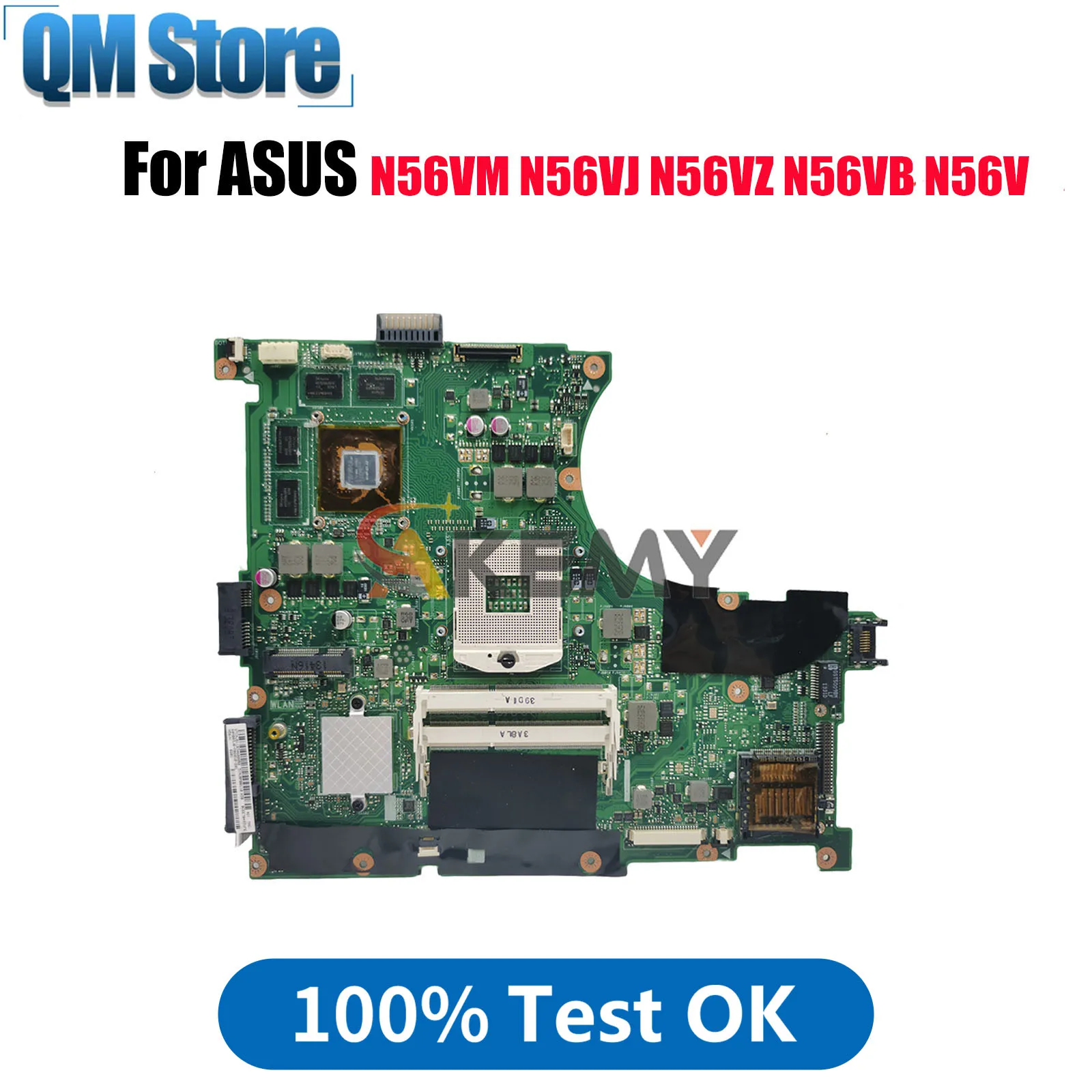 

N56VM Laptop Motherboard For ASUS N56VZ N56VB N56V N56VV N56VJ N56VM Notebook Mainboard in stock 100% tests OK fast shipping