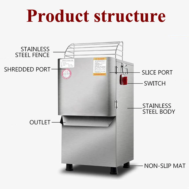 

Electric Vegetable Mincer Machine Stainless Steel Potato Shredder Onion Slicer Carrot Dicer Garlic Chopper Fruit Cutter Multifun