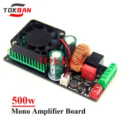 Tokban 500w Mono Digital Power Amplifier Board High Power with Circuit Protection HIFI Class D Amplifier Audio