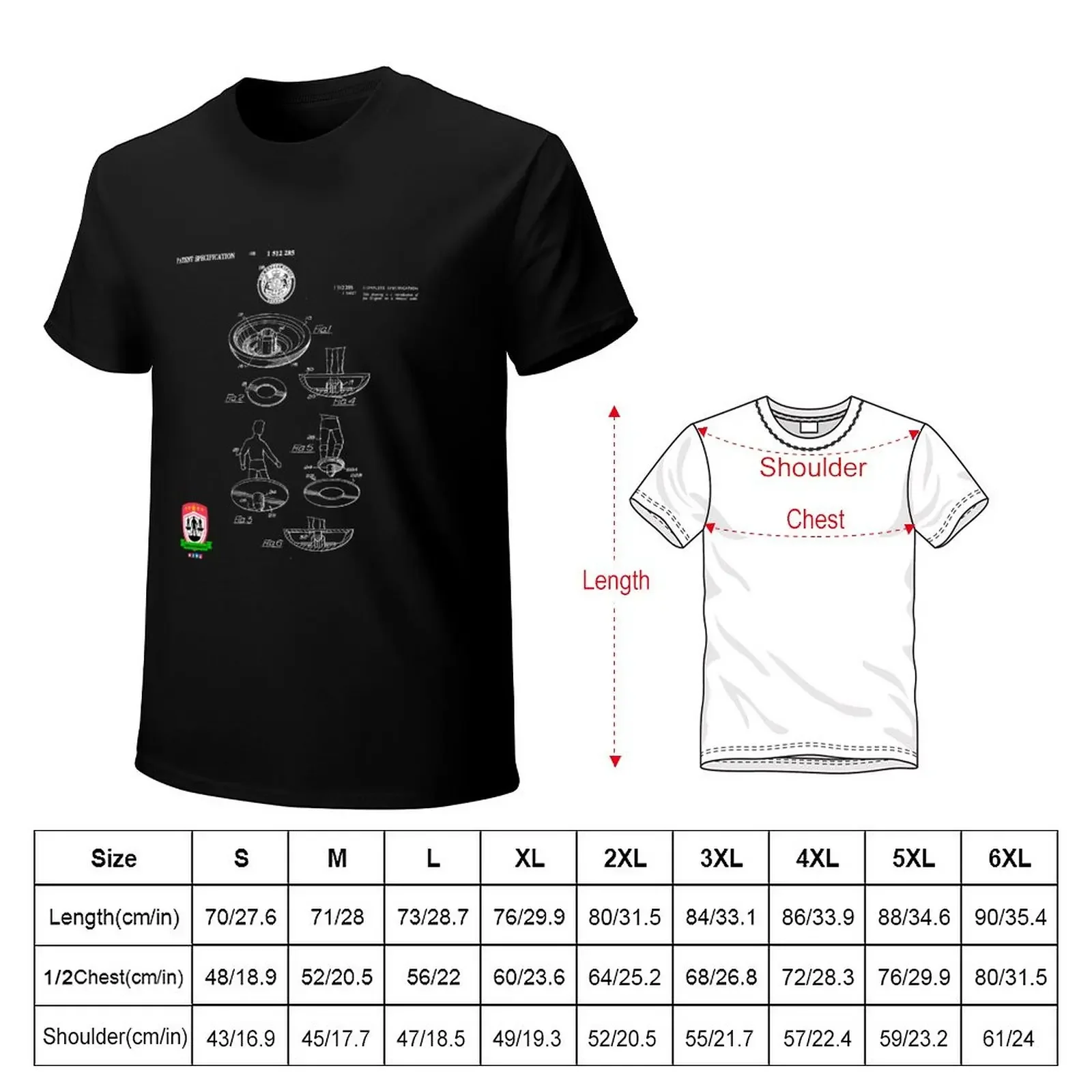 Subbuteo Patent (White Detail) T-Shirt summer clothes plain sweat shirts, men