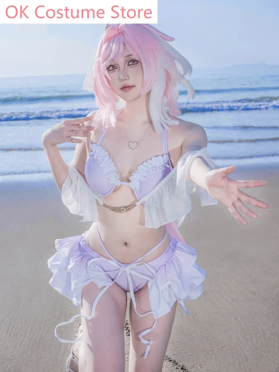 

Honkai: Star Rail 3 Elysia Swimsuit The Lawgiver Of Man Cosplay Costume Cos Game Anime Party Uniform Hallowen Play Role Clothes